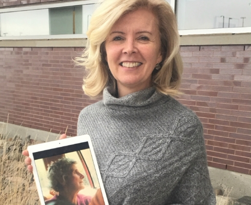The author and CEO Mary Pat Hinton with her grandmother Jean